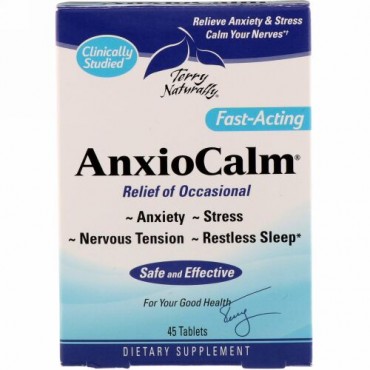 Terry Naturally, テリーナチュラリー、アンキシオカーム（AnxioCalm）、45 錠