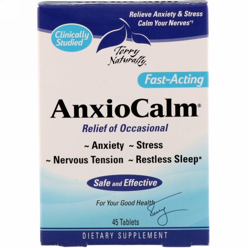 Terry Naturally, テリーナチュラリー、アンキシオカーム（AnxioCalm）、45 錠