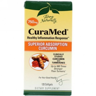 Terry Naturally, キュラメッド、750mg、ソフトジェル120錠