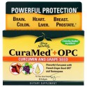 Terry Naturally, CuraMed + OPC、クルクミン＆グレープシード、ソフトジェル60粒 (Discontinued Item)