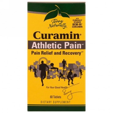 Terry Naturally, Curamin、スポーツ・運動による痛みに、60錠 (Discontinued Item)