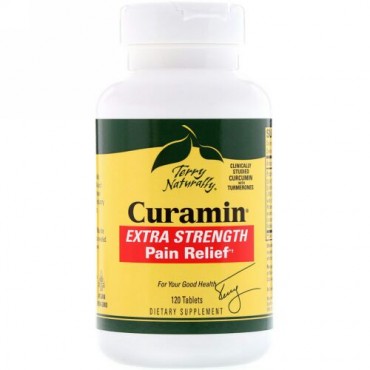 Terry Naturally, Curamin、エキストラストレングス痛み止め、120錠