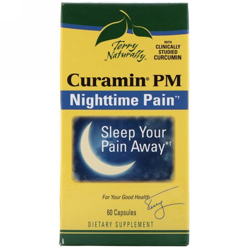 Terry Naturally, クラミンPM、夜間の痛みに、60カプセル (Discontinued Item)