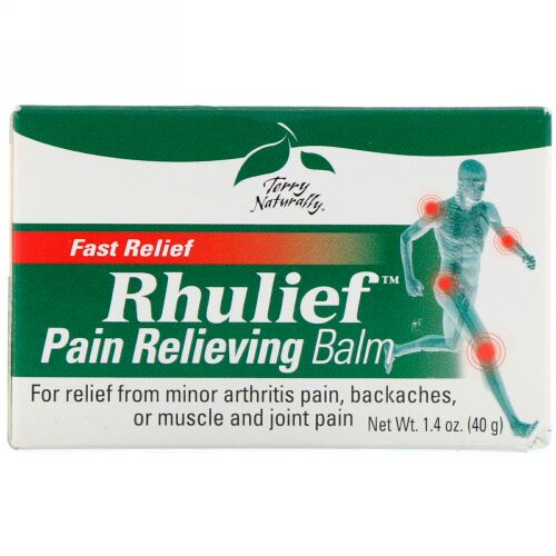 Terry Naturally, Rhulief、痛み緩和バーム、1.4オンス (40 g) (Discontinued Item)