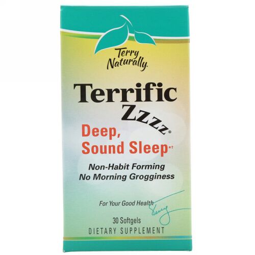 Terry Naturally, テリフィックZzzz、30ソフトジェル (Discontinued Item)