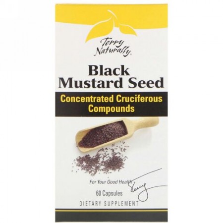 Terry Naturally, Black Mustard Seed, 60 Capsules (Discontinued Item)
