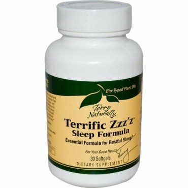 Terry Naturally, Terry Naturally, Terrific Zzz'z, Sleep Formula, 30 Softgels (Discontinued Item)