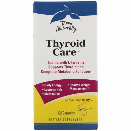 Terry Naturally, Thyroid Care、カプセル120錠
