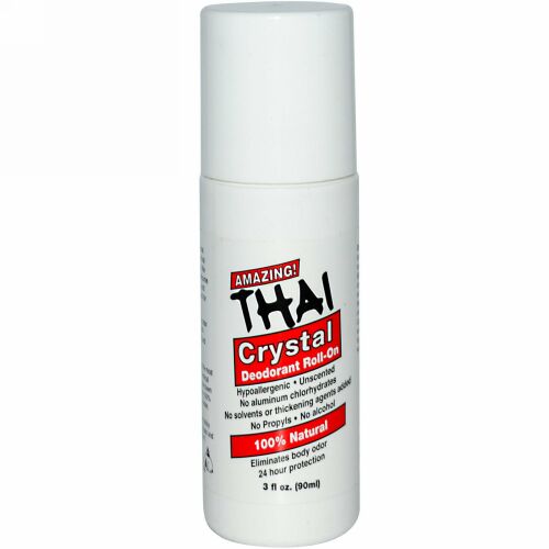 Thai Deodorant Stone, 防臭剤ロールオン、3 fl oz (90 ml) (Discontinued Item)