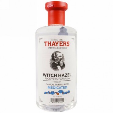 Thayers, ウィッチヘーゼル、 薬効、 局所痛み緩和、 12 fl oz (355 ml) (Discontinued Item)
