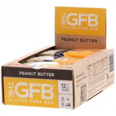 The GFB, グルテンフリーバー、ピーナッツバター、12本、58g (Discontinued Item)