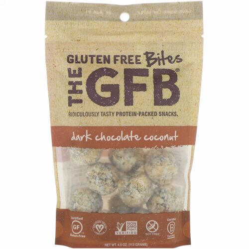 The GFB, グルテンフリーバイツ、ダークチョコレートココナッツ、113g（4.0oz） (Discontinued Item)