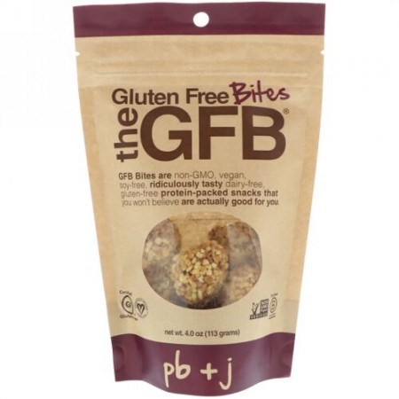 The GFB, グルテンフリーバイト、 PB + J、4 oz (113 g) (Discontinued Item)