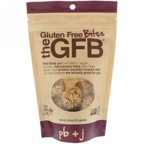 The GFB, グルテンフリーバイト、 PB + J、4 oz (113 g) (Discontinued Item)