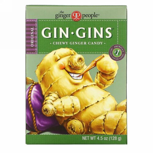 The Ginger People, Gin · Gins, チューイングジンジャーキャンディ (128 g)