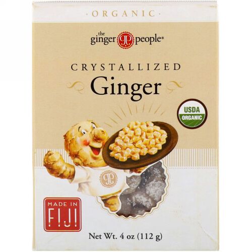 The Ginger People, 結晶化有機栽培生姜、4 oz (112 g) (Discontinued Item)