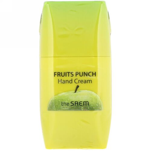 The Saem, フルーツパンチハンドクリーム、アップル、1.69 fl oz (50 ml) (Discontinued Item)