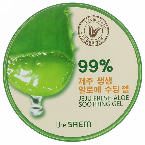 The Saem, 済州フレッシュ・アロエ・スージングジェル、10.14 液体オンス（300 ml） (Discontinued Item)