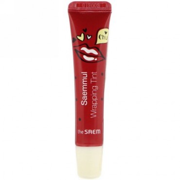 The Saem, Saemmulラッピングティント、RD02リアルレッド、0.52 fl oz (15 g) (Discontinued Item)