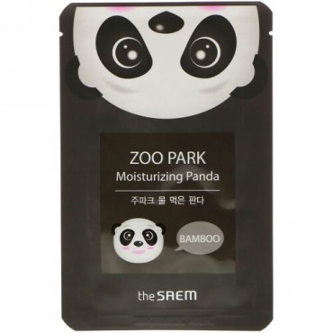 The Saem, Zoo Park, Moisturizing Panda Mask, 1 Sheet, 0.84 fl oz (25 ml) (Discontinued Item)