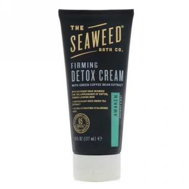 The Seaweed Bath Co., アウェイクン ファーミング デトックス クリーム、ローズマリー & ミント、6 fl oz (177 ml)