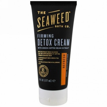 The Seaweed Bath Co., ファーミングデトックスクリーム、リフレッシュ、オレンジ、ユーカリ、セダー、6 fl oz (177 ml)