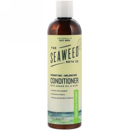 The Seaweed Bath Co., Hydrating Balancing Conditioner. Eucalyptus & Peppermint, 12 fl oz (354 ml)