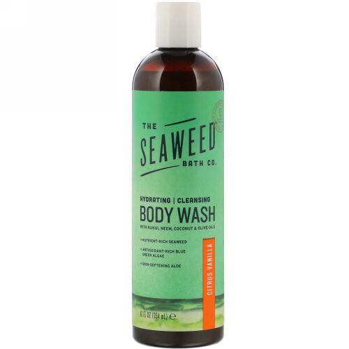 The Seaweed Bath Co., ハイドレーティングクレンジングボディーウォッシュ、シトラスバニラ、354ml（12fl oz）