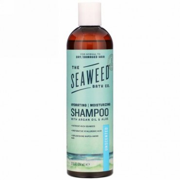 The Seaweed Bath Co., Hydrating Moisturizing Shampoo, Unscented, 12 fl oz (354 ml)