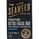 The Seaweed Bath Co., ピューリファイングデトックスフェイシャルバー、無香、3.75オンス (106 g)