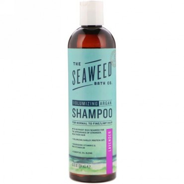 The Seaweed Bath Co., Volumizing Argan Shampoo, Lavender, 12 fl oz (354 ml) (Discontinued Item)