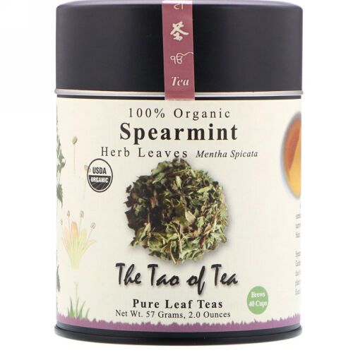 The Tao of Tea, 100%オーガニック, ハーブの葉, スペアミント, 2.0オンス (57 g) (Discontinued Item)