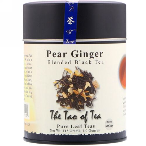The Tao of Tea, ブレンド紅茶, 洋梨とジンジャー, 4 オンス (115 g) (Discontinued Item)