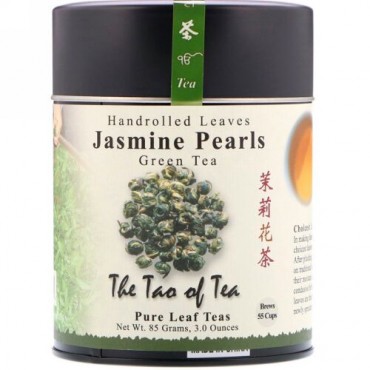 The Tao of Tea, ハンドロール・リーブス・グリーンティー、ジャスミン・パール、 3オンス (85 g)