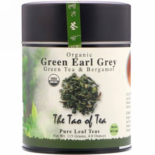 The Tao of Tea, 有機緑茶&ベルガモット, グリーンアールグレイ, 4.0オンス (115 g)