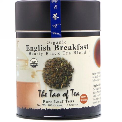 The Tao of Tea, 100% オーガニック イングリッシュ・ブレックファースト紅茶, 3.5 オンス (100 g)
