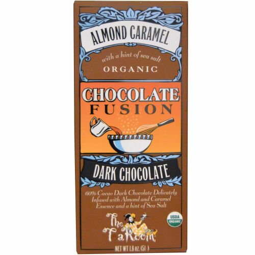 The Tea Room, チョコレート フュージョン、ダークチョコレート、アーモンドキャラメル、1.8 オンス (51 g) (Discontinued Item)