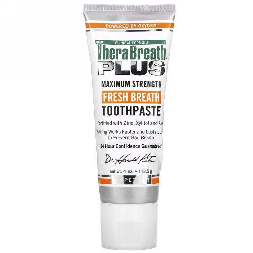 TheraBreath, フレッシュブレス、歯磨きチューブ (113.5 g)