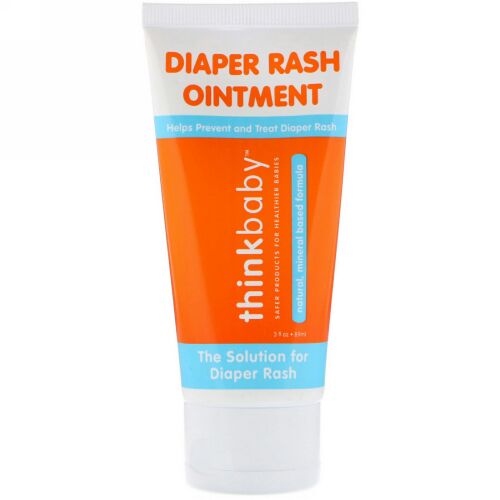 Think, Thinkbaby、おむつかぶれ軟膏、3液量オンス (89 ml) (Discontinued Item)