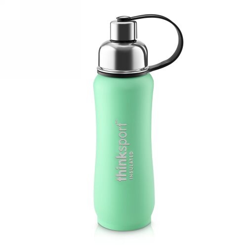 Think, シンクスポーツ、断熱スポーツ ボトル、グリーン、17 oz (500ml) (Discontinued Item)