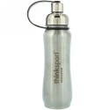 Think, シンクスポーツ、保冷・保温スポーツボトル、シルバー、17 oz (500ml)