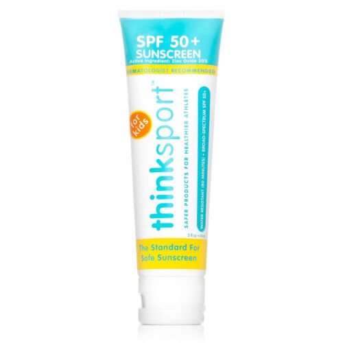 Think, Thinksport、サンスクリーン、SPF 50+、子供用、3液量オンス (89 ml)