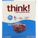 ThinkThin, ハイプロテインバー、ブラウニークランチ、10本、各60 g（2.1 oz）