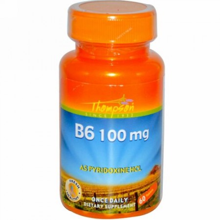 Thompson, B6、100 mg、60錠