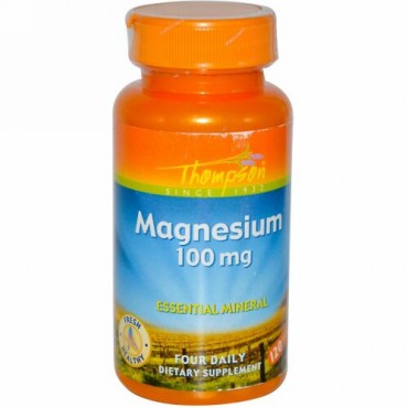 Thompson, マグネシウム、100 mg、120錠 (Discontinued Item)