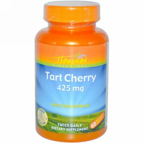 Thompson, タルト・チェリー、 425 mg、ベジキャップ60 錠 (Discontinued Item)
