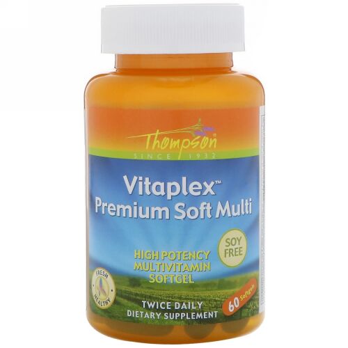 Thompson, Vitaplex Premium Soft Multi, 60 Softgels (Discontinued Item)