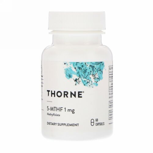 Thorne Research, 5-MTHF, 1 mg, 60カプセル