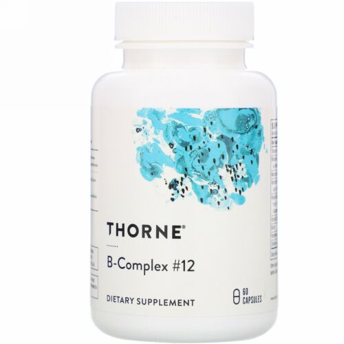Thorne Research, ビタミンB-複合体 #12, 60 ベジキャップス