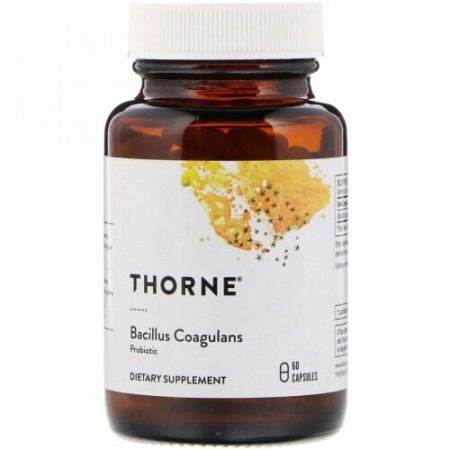Thorne Research, バチルスコアギュランス, 60粒（ベジタリアンカプセル）